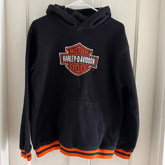 HarleyDavidson Tops Harley Davidson Fleece Hoodie Poshmark